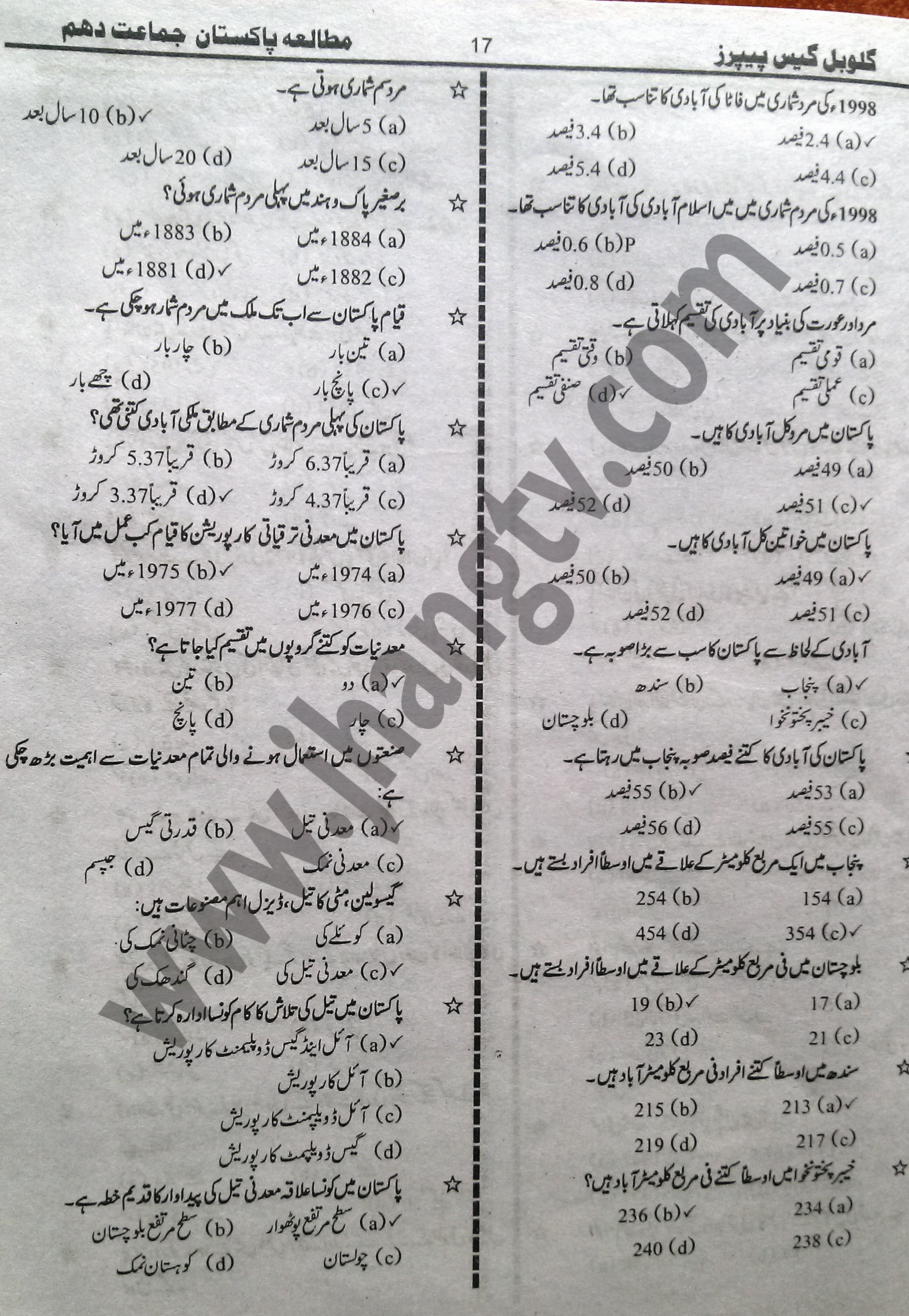 10th Class Guess Papers 2015 Pak Studies (2)