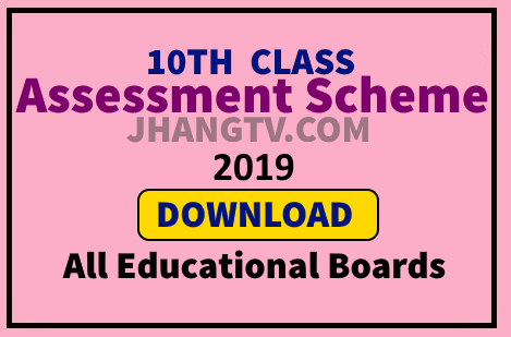 10th Class Assessment Scheme 2019 Physics Math Biology Chemistry Pakistan Studies Computer Science