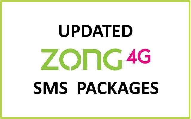 Zong SMS Packages – Daily, Weekly, Monthly SMS Bundles