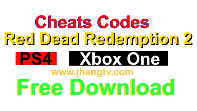 Download cheats Codes for Red Dead Redemption 2 for PS4 and Xbox One 2022