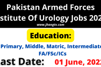 Pakistan Armed Forces Institute Of Urology Jobs 2022
