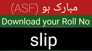 Download Written Test Slip For ASF 2022