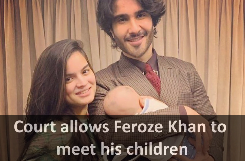 Feroze Khan is granted twice-monthly access to his children by the court