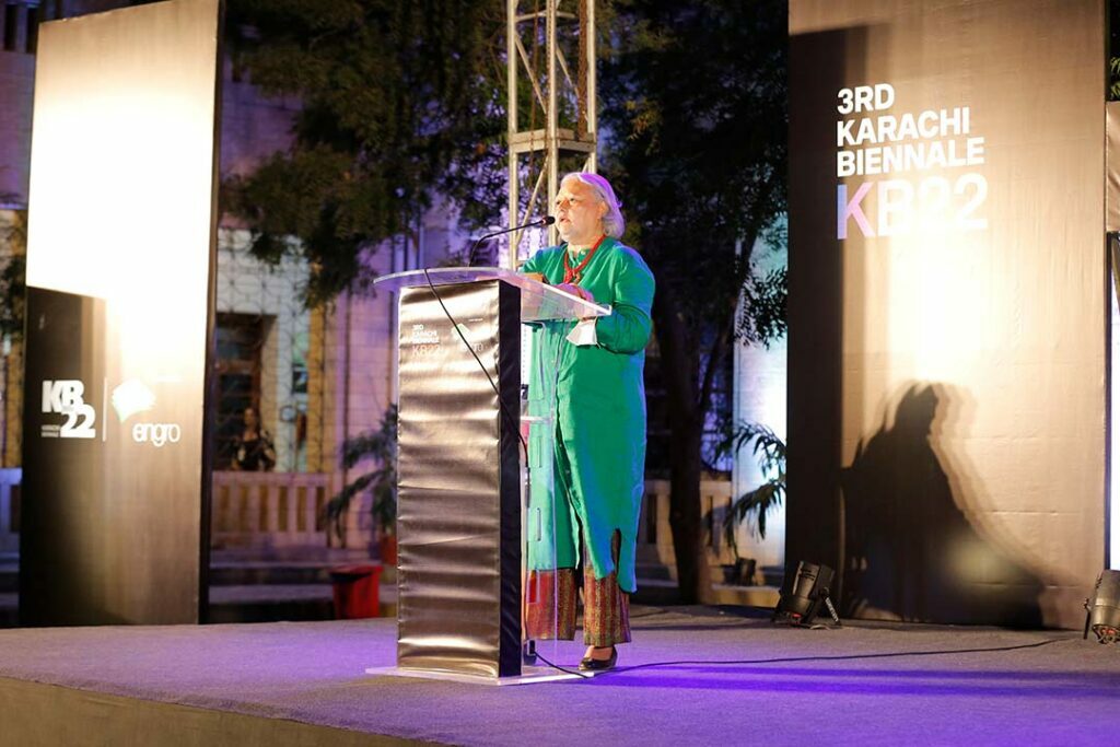 Opening Ceremony for the third Karachi Biennale (KB22)