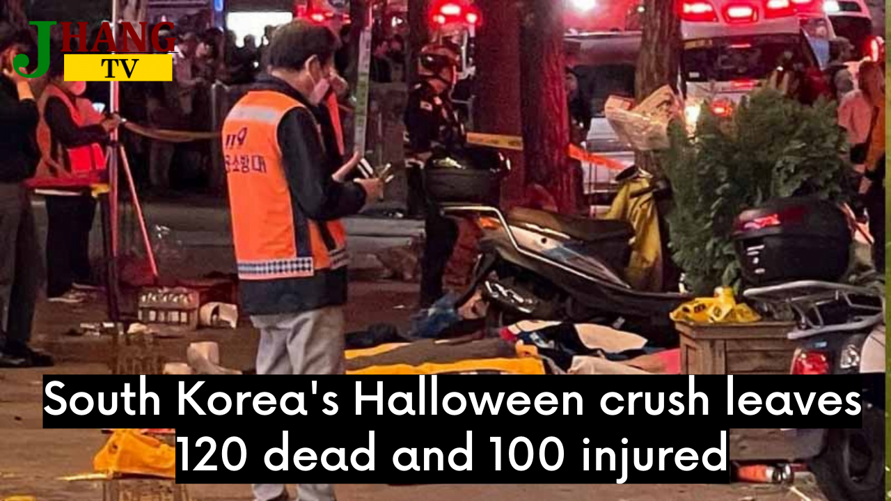 South Korea's Halloween crush leaves 120 dead and 100 injured