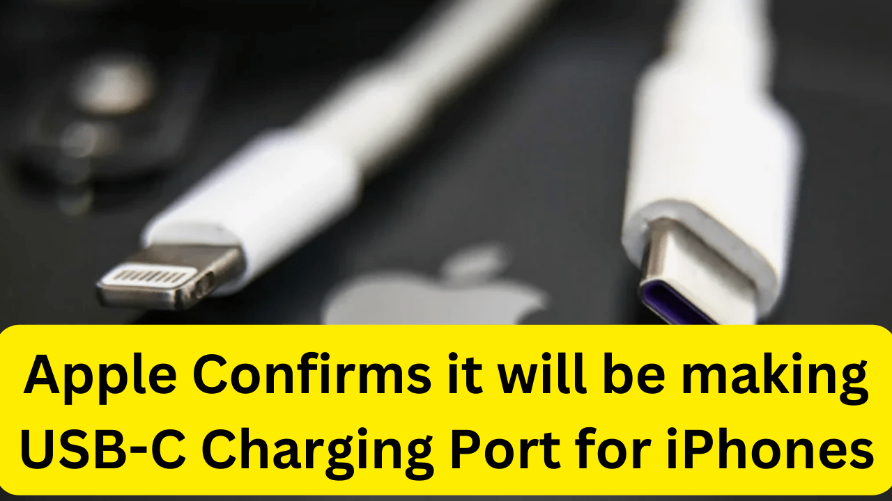 Apple confirms that it will produce iPhones with USB-C charging ports