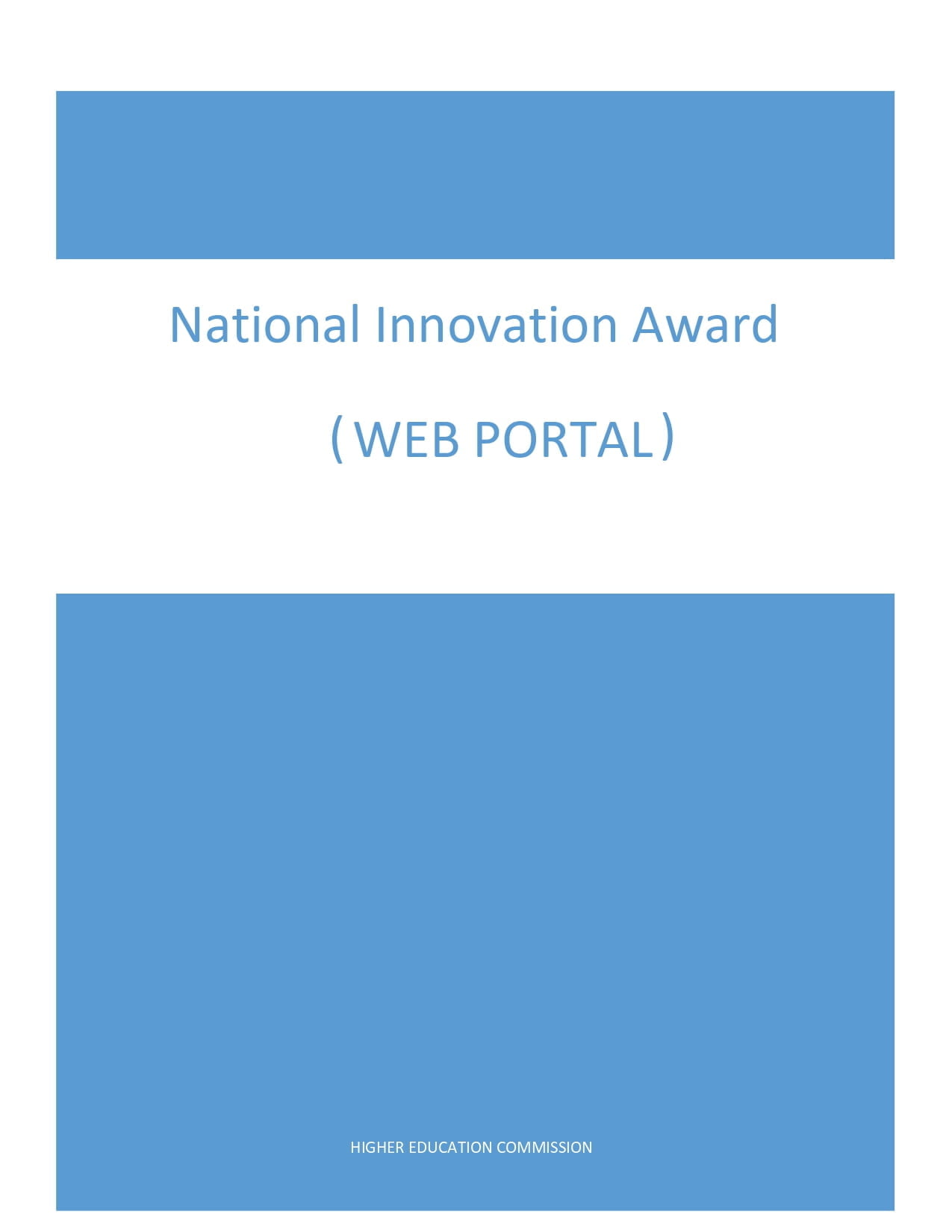 Online Apply For National Innovation Award 
