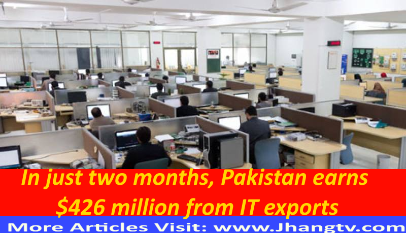 In just two months, Pakistan earns $426 million from IT exports
