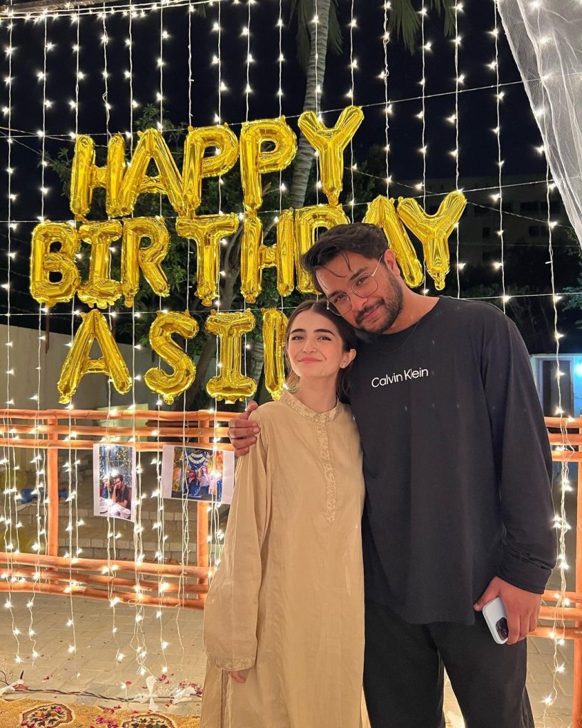 Asim Azhar's 26th birthday is celebrated by Merub Ali.