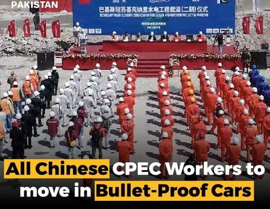 Pakistan and China have agreed to use bullet-proof vehicles