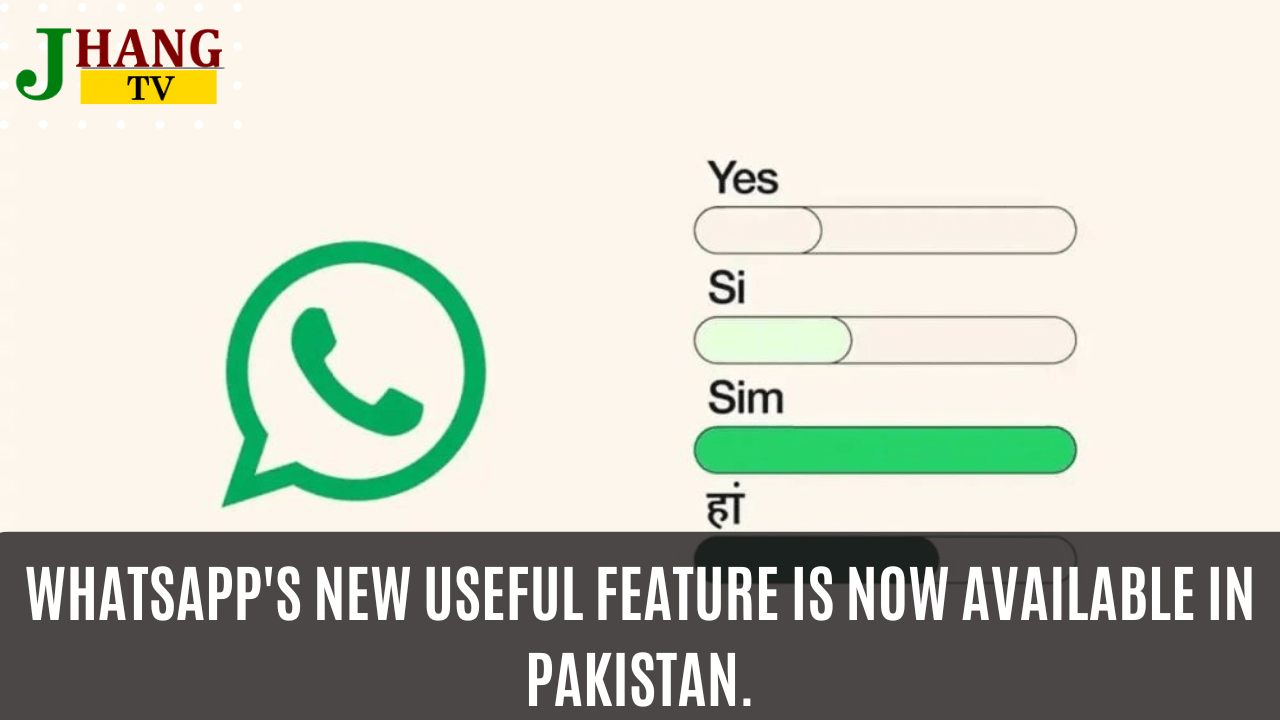 WhatsApp's new useful feature is now available in Pakistan.