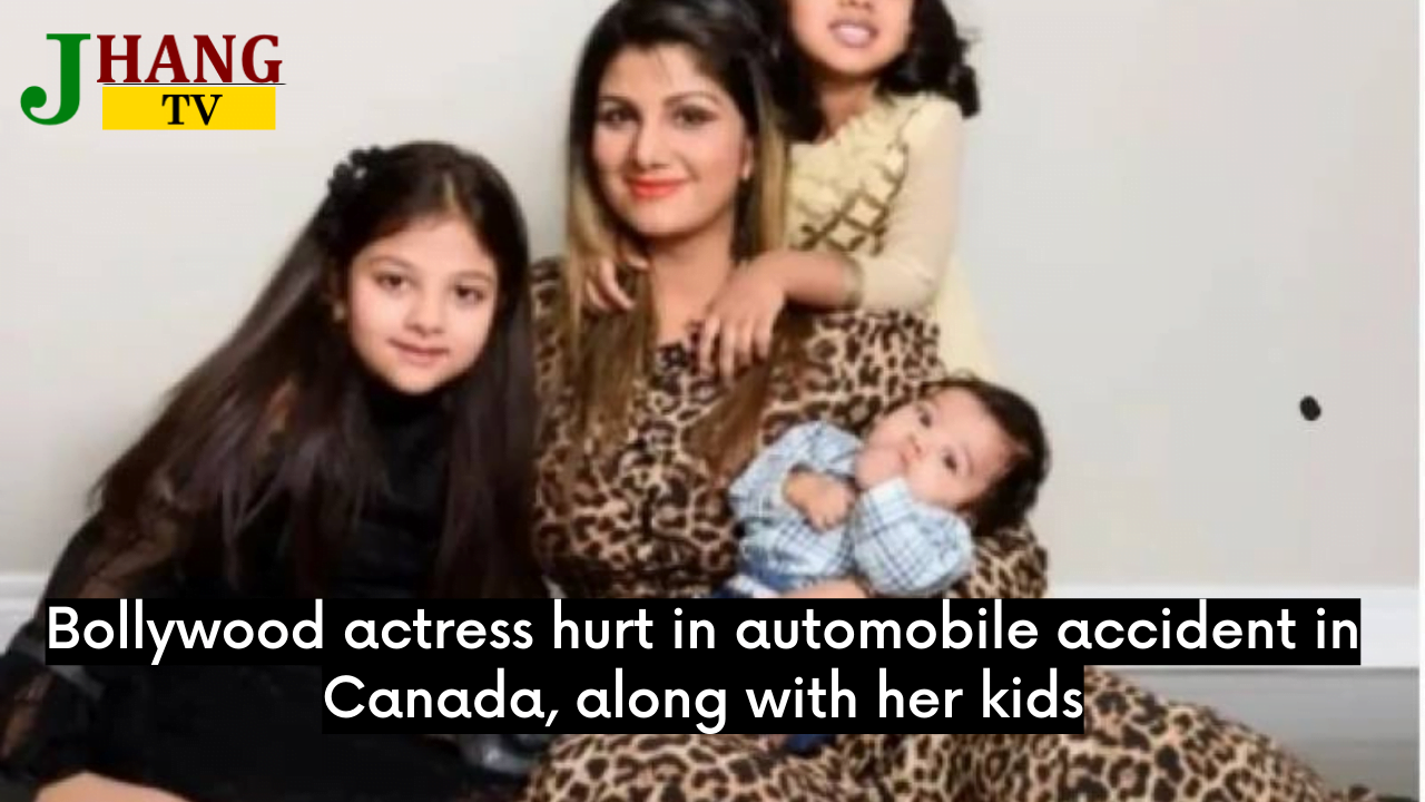 Bollywood actress hurt in automobile accident in Canada, along with her kids