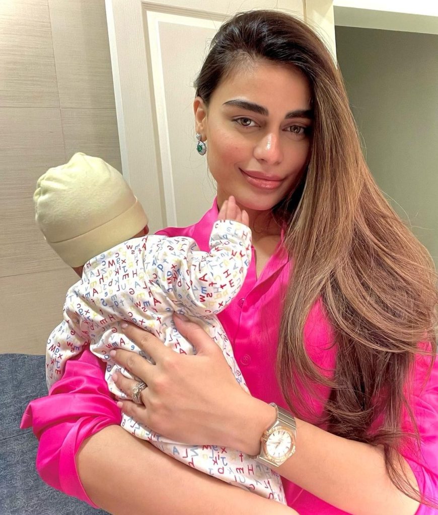 First Stunning Photoshoot with Baby Sadaf Kanwal