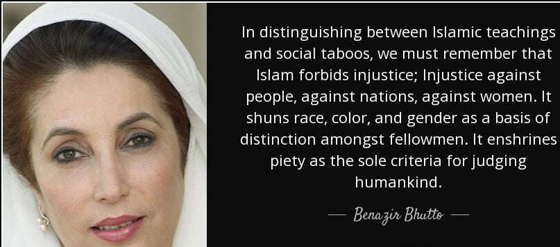 Benazir Bhutto Quotes in English