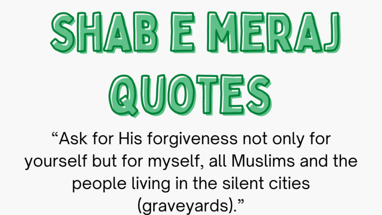 Shab e Meraj Quotes in English