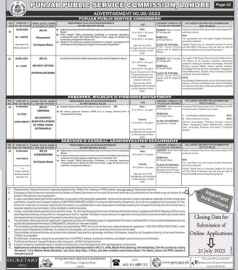 Canal Patwari Jobs 2023 (Advertisement)