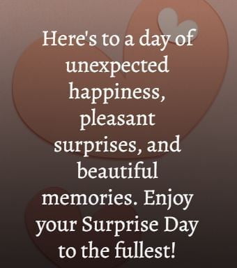 10 Happy Surprise Day Wishes