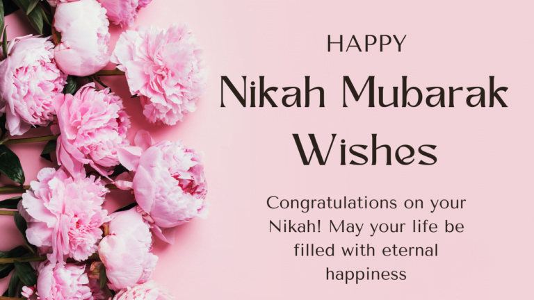 100 Best Nikah Mubarak Wishes in English
