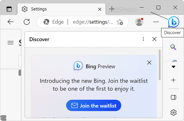 How to Get Rid of the Discover Button in Edge