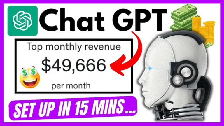 How to Make Passive Income With Artificial Intelligence using ChatGPT 2023: A Free Online Course