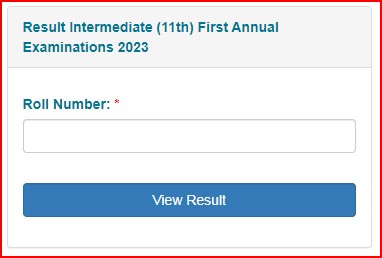 First Year Result 2023 Check by Roll Number Faisalabad Board