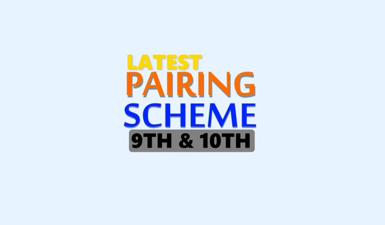 10th Class Pairing Scheme Latest All Subjects
